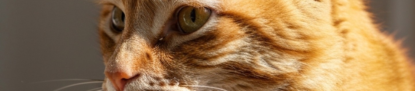 Gato amarillo primer plano