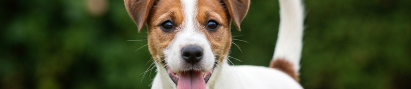 Cachorro sonriendo