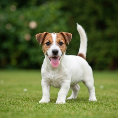 Cachorro sonriendo
